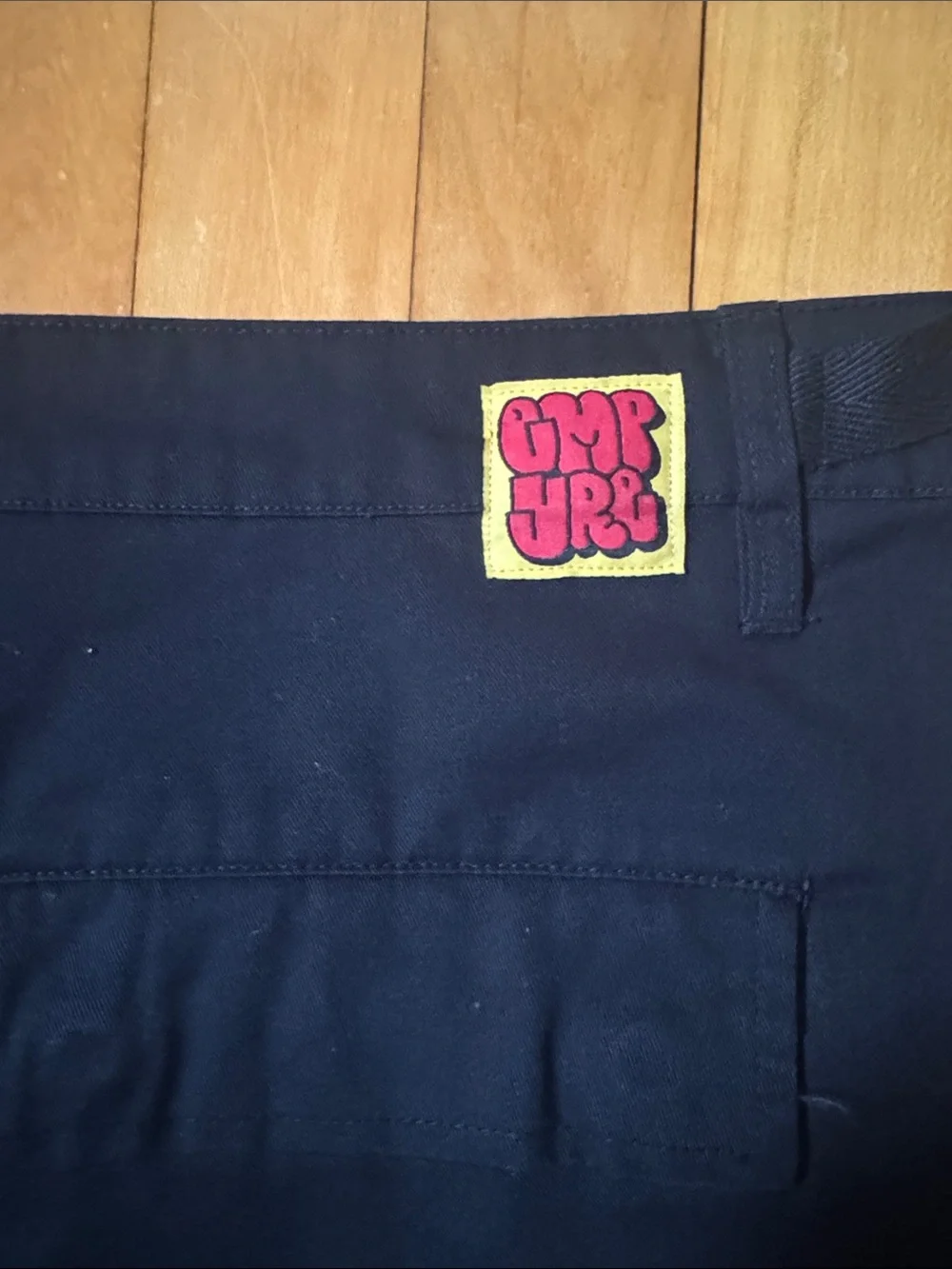 Empyre Men's Black Cargo logo Skater Pants men’s 36